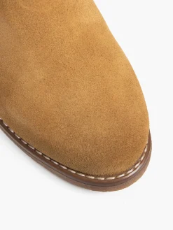 Outlet Tan Suede Ankle Boot Women Boots·Leather Boots|Boots·Ankle Boots