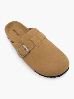 New Closed Toe Mule with Buckle Detail Women Sandals·Mules