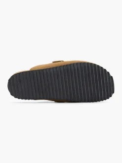New Closed Toe Mule with Buckle Detail Women Sandals·Mules