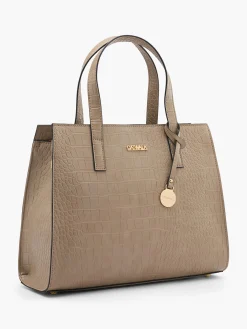 Clearance Croc Print Handbag With Gold Charm Women Bags·Handbags