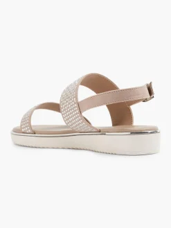 Best Diamante Sandal with Contrasting Platform Women Sandals·Flat Sandals