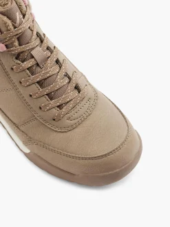 Online Faux Fur Lace Up Boots Women Trainers·High Top Trainers