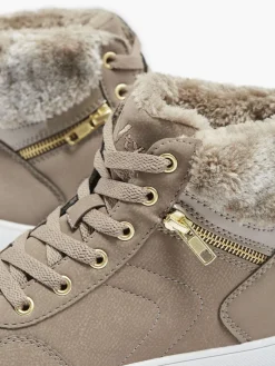 New Hi Top Lace-up Boot Women Trainers·High Top Trainers|Boots·Ankle Boots