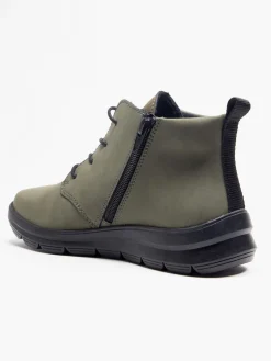 Discount Low Cut Lace Up Ankle Boot Women Boots·Leather Boots|Boots·Ankle Boots
