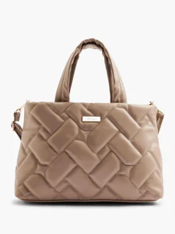 Outlet Quilted Handbag with Removable Shoulder Strap Women Bags·Handbags