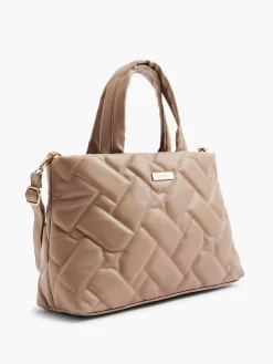 Outlet Quilted Handbag with Removable Shoulder Strap Women Bags·Handbags