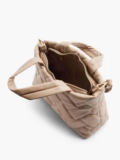Outlet Quilted Handbag with Removable Shoulder Strap Women Bags·Handbags