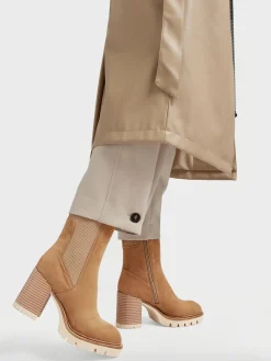 Sale Tall Heeled Ankle Boot with Contrasting Sole Women Boots·Heeled Boots|Boots·Chelsea Boots