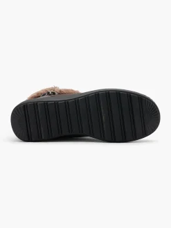 Hot Wide Fit Faux Fur Lined Comfort Boot with Diagonal Zip Women Loafers & Low Shoes·Comfort|Boots·Comfort Boots