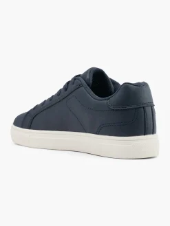 New Teen Boy Lace Up Cupsole Trainers Navy BOY All Boys·Teens|Boys Shoes·Trainers