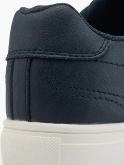 New Teen Boy Lace Up Cupsole Trainers Navy BOY All Boys·Teens|Boys Shoes·Trainers