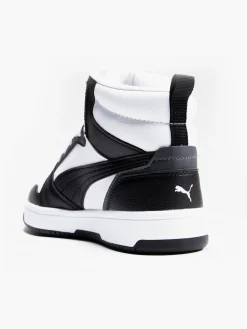 Discount Teen Boys White/Black Rebound V6 Mid Trainers BOY All Boys·Teens|Boys Shoes·Trainers