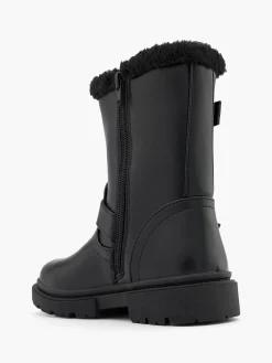 Hot Teen Girl Biker Ankle Boot With Faux Fur All Girls·Teens|Girls Shoes·Warm Lined Boots