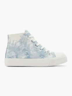 Best Teen Girl Distressed Denim Hi Top All Girls·Teens|Girls Shoes·Trainers