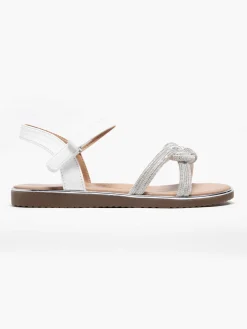 Best Teen Girl Gem Knot Sandal All Girls·Teens|Girls Shoes·Sandals