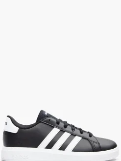 Outlet Teen Grand Court 2.0 K Lace-up Black/White Trainer BOY Boys School Shoes·Boys Teen School Shoes|Girls School Shoes·Girls Adidas School Shoes