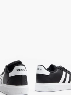 Outlet Teen Grand Court 2.0 K Lace-up Black/White Trainer BOY Boys School Shoes·Boys Teen School Shoes|Girls School Shoes·Girls Adidas School Shoes