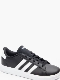 Outlet Teen Grand Court 2.0 K Lace-up Black/White Trainer BOY Boys School Shoes·Boys Teen School Shoes|Girls School Shoes·Girls Adidas School Shoes
