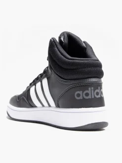 Teen Hoops Mid 3.0 K Black/White Trainers BOY Girls School Shoes·Girls Adidas School Shoes|Boys School Shoes·Boys Adidas School Shoes