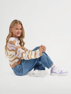 Discount Teen White/ Lace Up Trainers All Girls·Teens|Girls Shoes·Trainers