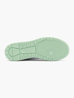 Best Teens /Green Court Lace Up Trainers All Girls·Teens|Girls Shoes·Trainers