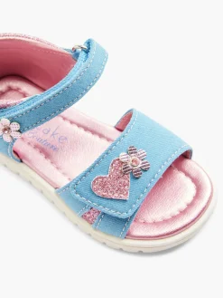Discount Toddler Girl Denim Sandal with Glitter All Girls·Toddlers|Girls Shoes·Sandals