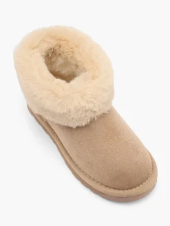 Discount Toddler Girl Faux Fur Collar Slip On Boot All Girls·Toddlers|Girls Shoes·Warm Lined Boots