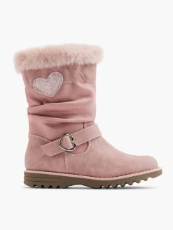 Sale Toddler Girl Glitter Heart Long Boot All Girls·Toddlers|Girls Shoes·Warm Lined Boots