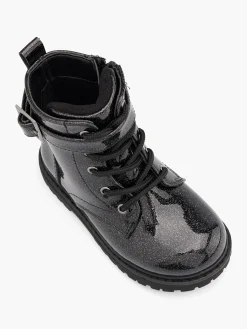 Best Toddler Girl Glitter Lace Up Boot With Inside Zip All Girls·Toddlers|Girls Shoes·Boots