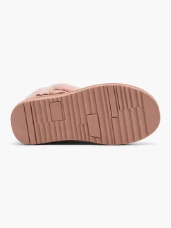 Clearance Toddler Girl Slip On Faux Fur Lined Boot With Side Bow All Girls·Toddlers|Girls Shoes·Warm Lined Boots