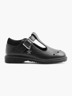 New Toddler Girl T-Bar Shoe With Star Detail Kids Girls School Shoes·Girls Toddler School Shoes|All Girls·Kids