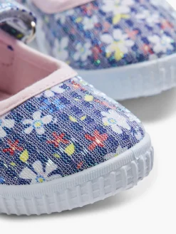 New Toddler Girls Floral Canvas Shoes All Girls·Toddlers|Girls Shoes·Touch Fastening