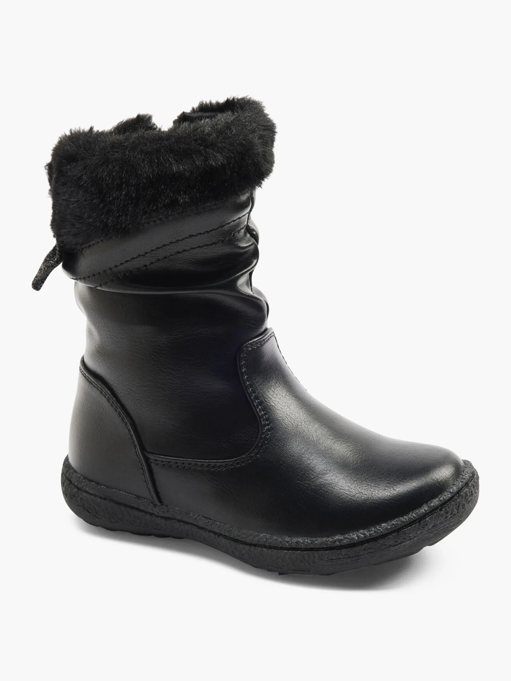Sale Toddler Girls Fur Trim Boots with Glitter Bow All Girls·Toddlers|Girls Shoes·Boots