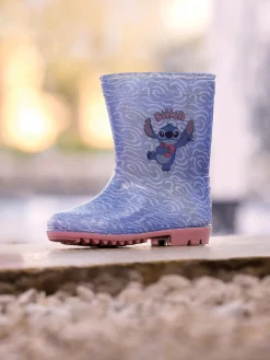New Toddler Girls Stitch Wellies Girls Shoes·Wellies