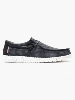 Outlet Wally Sport Black/White Casual Shoes Shoes·Canvas Shoes|Shoes·Slip-On Shoes