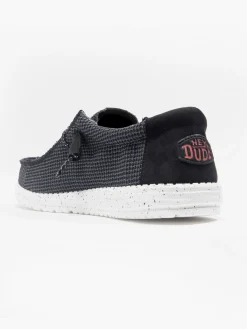 Outlet Wally Sport Black/White Casual Shoes Shoes·Canvas Shoes|Shoes·Slip-On Shoes