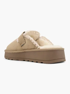 New Warm Lined Slip On With Buckle & Stitch Detail Women Loafers & Low Shoes·Slip On Shoes
