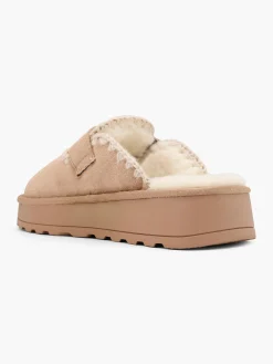 Online Warm Lined Slip On With Buckle & Stitch Detail Women Sandals·Mules|Loafers & Low Shoes·Slip On Shoes