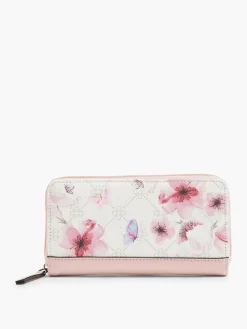 Discount White and Floral Monogram Purse Women Other Accessories·Purses & Wallets