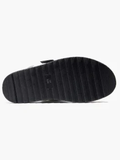 Best White Chunky Sandal with Contrasting Sole and Stitching Women Sandals·Chunky Sandals