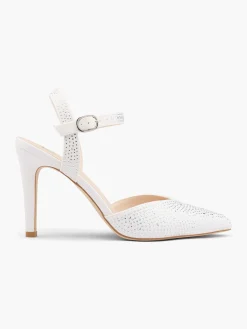 New Diamante Heel with Ankle Strap Women Heels·High Heels