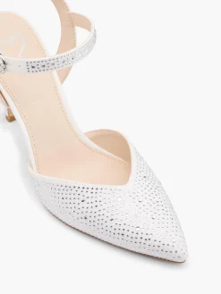New Diamante Heel with Ankle Strap Women Heels·High Heels
