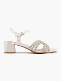 Online Diamante Strapped Heeled Sandal Women Sandals·Heeled Sandals