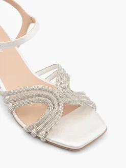 Online Diamante Strapped Heeled Sandal Women Sandals·Heeled Sandals