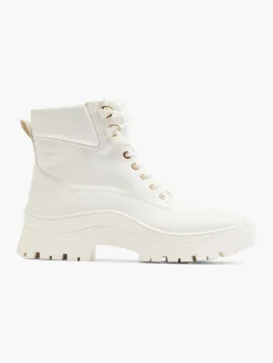 Best Lace Up Ankle Boot with Embossed Monogram Detail Women Boots·Lace-Up Boots|Boots·Ankle Boots