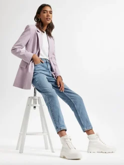 Best Lace Up Ankle Boot with Embossed Monogram Detail Women Boots·Lace-Up Boots|Boots·Ankle Boots