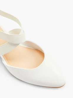 Online Leather Elasticated Strap Block Heel Women Heels·Block Heels