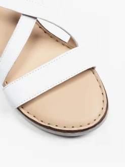Clearance Leather Multi Strapped Wedge Sandal Women Sandals·Leather Sandals