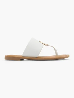 Best Metal Ring Toe Thong Flat Sandal Women Sandals·Flat Sandals