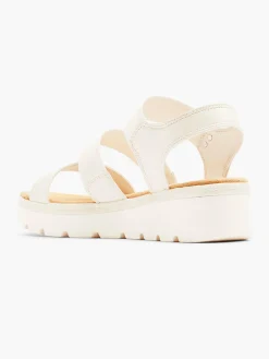 Discount White Multi Strapped Chunky Sandal Women Sandals·Chunky Sandals|Sandals·Heeled Sandals